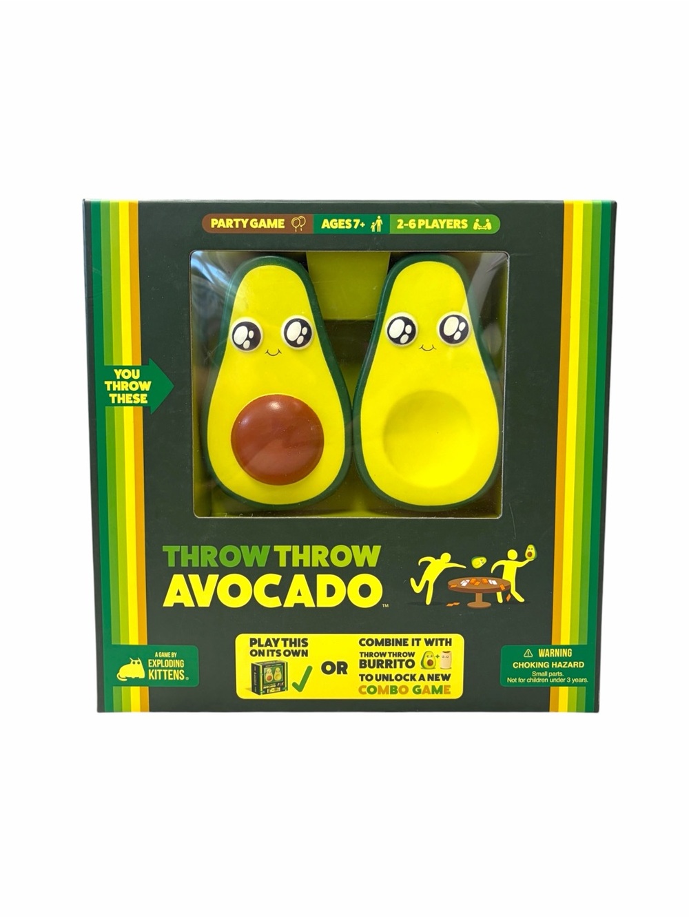 Throw Throw Avocado Party Game - New